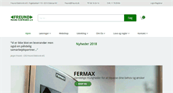 Desktop Screenshot of freund.dk