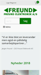 Mobile Screenshot of freund.dk