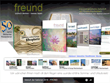 Tablet Screenshot of freund.ch